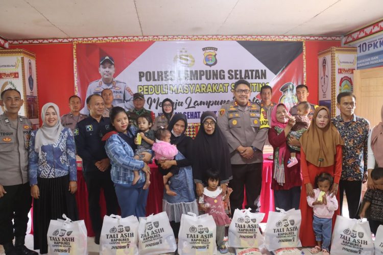 Polres Lampung Selatan Gelar Kegiatan “Jumat Berkah” untuk Peduli Stunting