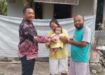 LPK Sakura Indonesia Berikan Bantuan Tali Asih Kepada Keluarga Kurang Mampu di Desa Bali Agung