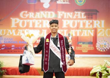 Figo Arria Cowok Ganteng Dan Pintar, Winner Putra Sumatera Selatan Tahun 2025 Kategori Dewasa