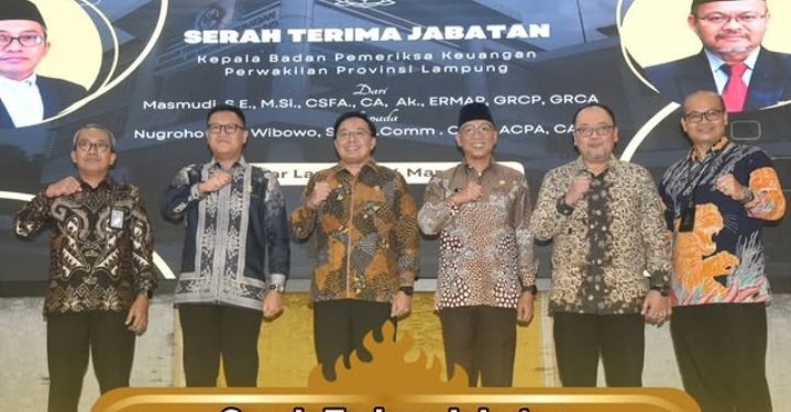Ketua DPRD Provinsi Lampung Hadiri Sertijab Kepala BPK