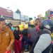 Taring Lampung Berbagi Nasi Kotak dan Takjil Gratis Berbuka Puasa di JPO Siger Milenial