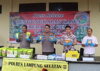 4 Kg Ganja Diamankan Polisi, Modus Teh kemasan Rasa Buah