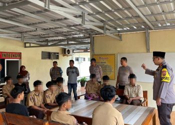 10 Pelajar Terkait Tawuran Viral di Jalur Dua Desa Hara, Diamankan Polisi