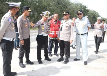 Peninjauan Jalan Lalulintas Sumatera Palembang-Banyuasin Dalam Mendukung Arus Mudik Menjelang Hari Raya Idul Fitri 1446 H