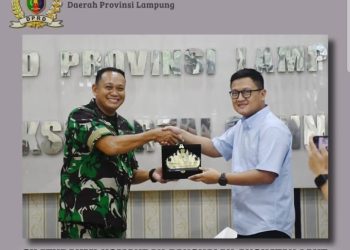 Ketua DPRD Provinsi Lampung Sambut Silahturahmi DANLANAL