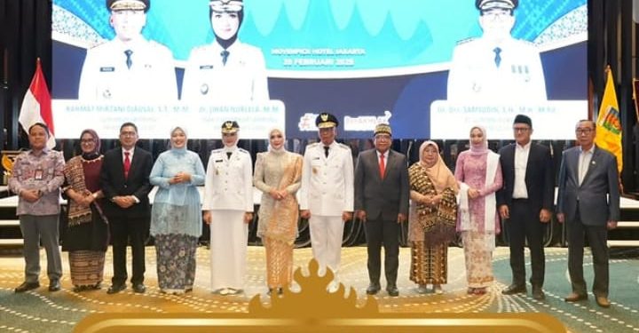 Ketua DPRD Provinsi Lampung Hadiri Sertijab Gubernur Lampung Terpilih