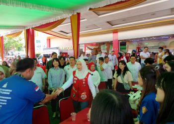 Paguyuban Tionghoa Se-Sumatera Selatan Gelar Donor Darah Yang dihadiri Hj. Febrita Lustia Herman Deru