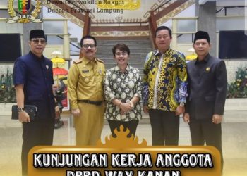 Anggota DPR Provinsi Lampung Terima Kunjungan Anggota DPRD Way Kanan