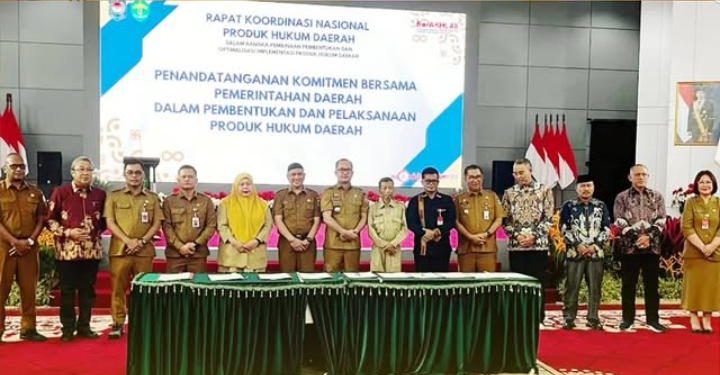 Ketua BAPEMPERDA DPRD Provinsi Lampung Hadiri Rapat Koordinasi Nasional