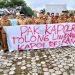 APDESI Gelar Aksi Bela Kapolres Pringsewu