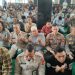 Polda Sumsel  menggelar salat gaib untuk tiga anggota Polda Lampung yang meninggal ditembak