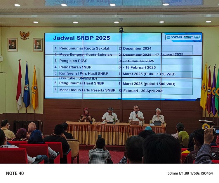 Hasil Seleksi Penerimaan Mahasiswa Baru Jalur SNBP Tahun 2025 Universitas Sriwijaya (Unsri)
