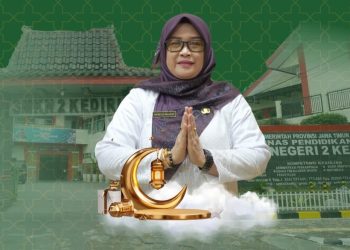Kepala SMKN 2 Kediri, Nikmatus Sahadah, Ucapkan Selamat Hari Raya Idul Fitri 1446 H