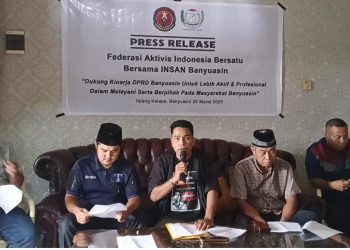 Federasi Aktivis Indonesia Bersatu dan INSAN Banyuasin Dukung Kinerja DPRD Banyuasin