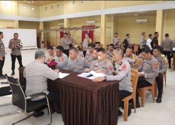 Polres Banyuasin Ikuti Kegiatan Was Ops Ketupat Musi 2025