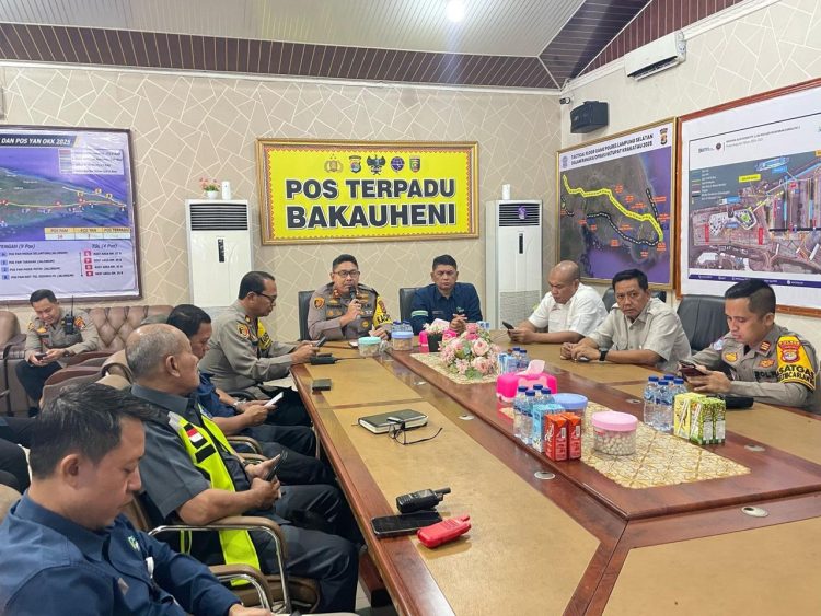 Pemantapan Teknis Pengamanan dan Rekayasa Lalu Lintas Arus Balik Pemudik di Pelabuhan Bakauheni