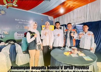 Anggota Komisi V DPRD Provinsi Lampung Lakukan Kunjungan ke Posko Kesehatan di KM 49 B
