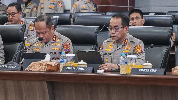 Arahan Kapolri kepada jajaran dihadiri para Kapolda se-Indonesia