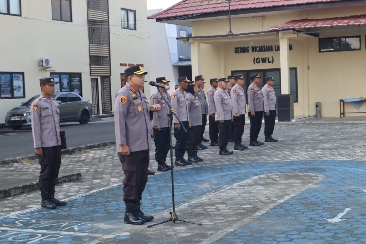 Tingkatkan Pengamanan, Polres Lampung Selatan Pastikan Aksi Buruh Berlangsung Damai
