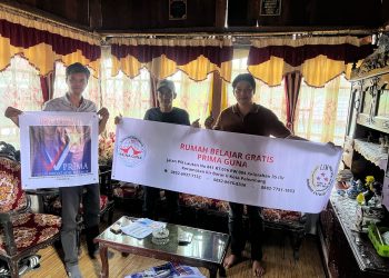 Kolaborasi LSM FARI & Anti KKN Bersama Partai PRIMA Membangun Rumah Belajar Gratis Di Lorong Budiman Tangga Buntung