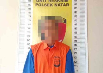 Pelaku Perampasan Sepeda Motor di Jembatan Pos Natar, digelandang Polsek Natar