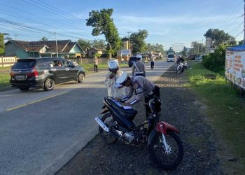 Sat Lantas Lampung Selatan Sosialisasikan Pemutihan dan Penegakan Hukum Lalu Lintas