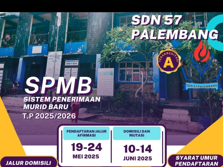 SPMB SDN 57 Palembang Tahun Ajaran 2025/2026