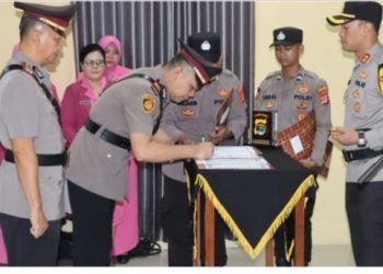 Upacara Sertijab di Polres Pringsewu: Enam Jabatan Strategis Berganti