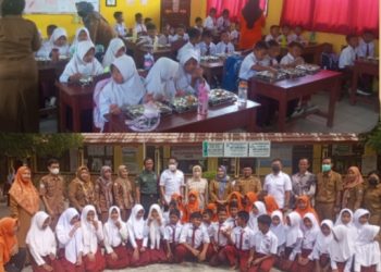Sebanyak 289 Porsi Makan Bergizi Gratis Dibagikan ke SDN 2 Bumirestu Palas