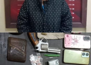 Seorang Ibu Rumah Tangga Diciduk Polisi Saat Ingin Melakukan Transaksi Narkoba dan Memiliki Senpi Ilegal