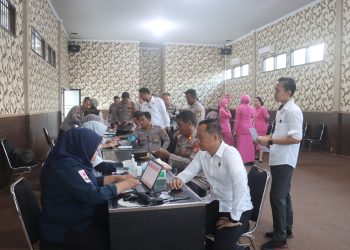 Gelar Donor Darah Hari Bhayangkara ke-79, Polres Lampung Selatan