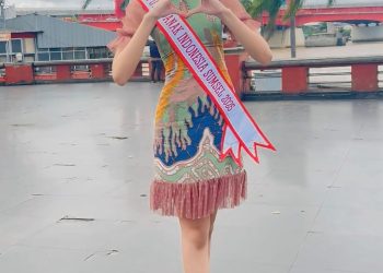 Putri Anak Indonesia Sumatera Selatan 2025 Kalinka Shereen Shaquilla Mengucapkan Selamat HUT Kota Palembang Ke-1342