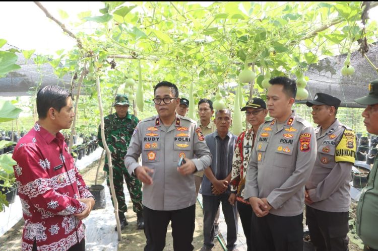 Brigjen Rudy Syafirudin Diwakili Polres Banyuasin Apresiasi Desa P2B Banyuasin: “Tiap Rumah Harus Punya 7-8 Jenis Tanaman!”