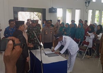 Supendi Resmi di Lantik Menjadi Penjabat Kepala Desa Bangunan