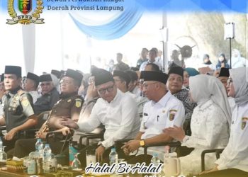 Ketua DPRD Provinsi Lampung Hadiri Acara Halal Bihalal Bersama Gubernur