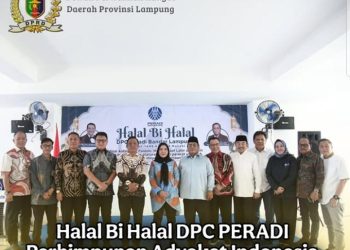 Ketua DPRD Provinsi Lampung Hadiri Halalbihalal DPC Peradi Perhimpunan Advokat Indonesia Kota Bandar Lampung