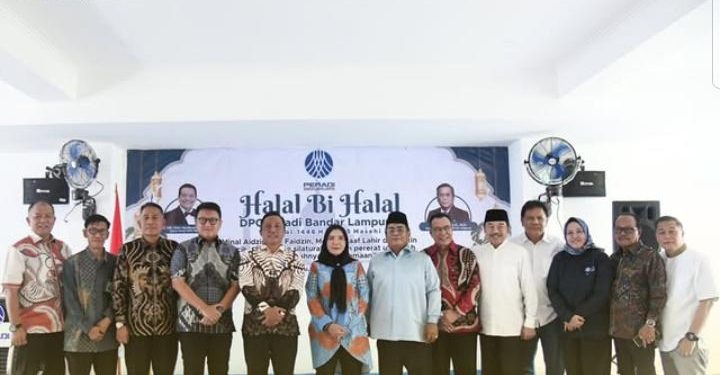 Ketua DPRD Provinsi Lampung Hadiri Halalbihalal DPC Peradi Perhimpunan Advokat Indonesia Kota Bandar Lampung