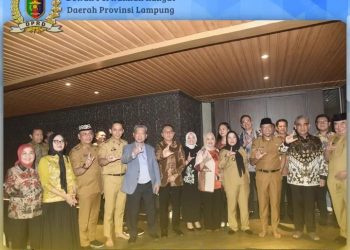 Ketua DPRD Provinsi Lampung Hadiri Acara Silahturahmi Bersama Ketua MPR RI DPR RI DPD RI Daerah Pemilihan Asal Lampung