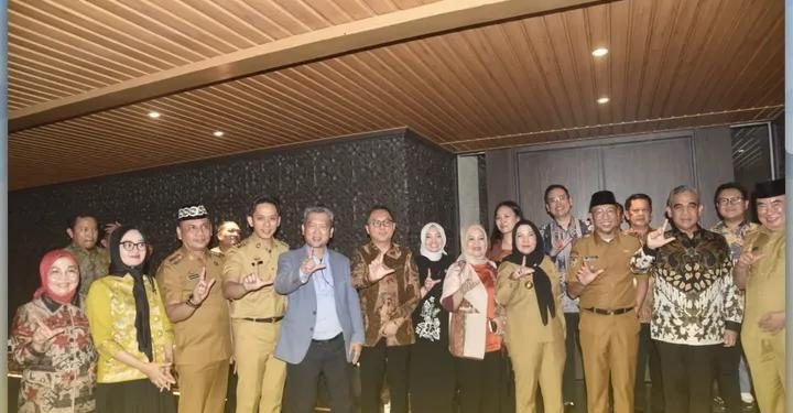 Ketua DPRD Provinsi Lampung Hadiri Acara Silahturahmi Bersama Ketua MPR RI DPR RI DPD RI Daerah Pemilihan Asal Lampung