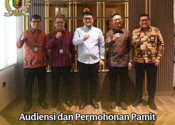 Ketua DPRD Provinsi Lampung Terima Audensi dan Permohonan Pamit Kepala Perwakilan Bank Indonesia