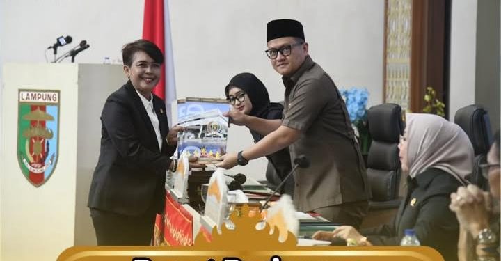 Ketua DPRD Provinsi Lampung Pimpin Rapat Paripurna LKPD Tahun 2024