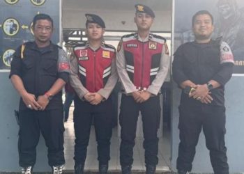 Pastikan Keamanan Lapas Kelas IIA Banyuasin, Sat Samapta Polres Banyuaisn Gelar Patroli