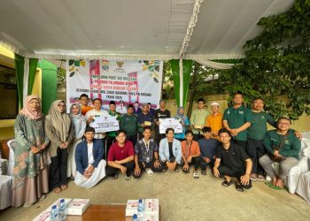 Baznas Kota Palembang Salurkan Paket Gizi Mustahik, Program Palembang Sehat