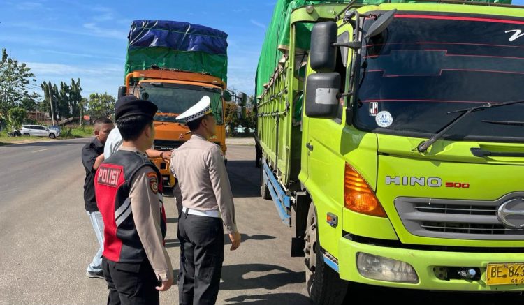 Operasi Patuh Musi 2025, Satlantas Polres Banyuasin Tindak 7 Pelanggar Lululintas