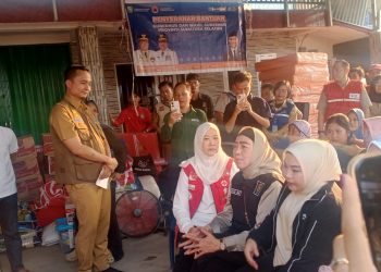 Penyerahan Bantuan Gubernur Sumsel Untuk Korban Bencana Kebakaran Melalui Dinas Sosial Provinsi Sumsel