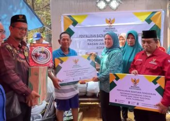 Baznas Kota Palembang Memberikan Bantuan Korban Kebakaran Di Kertapati