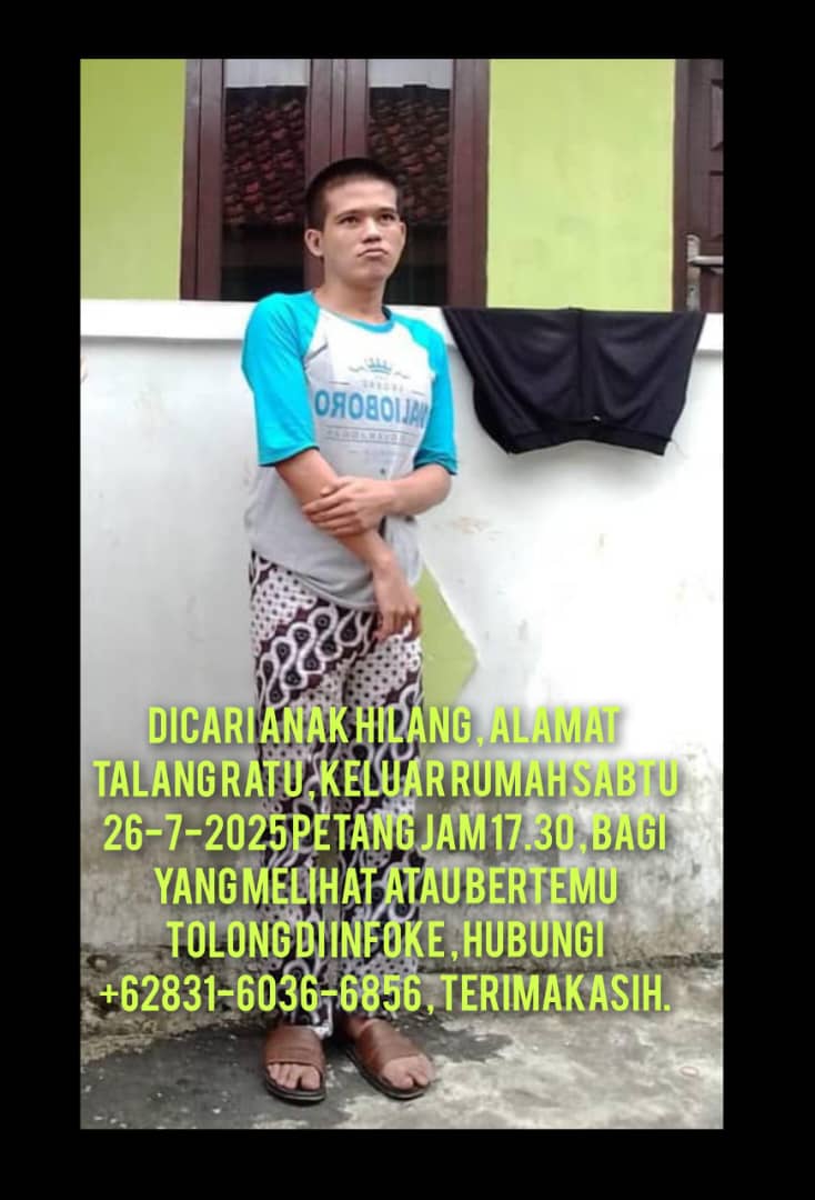 BURUH PEREMPUAN DI PALEMBANG LAPORKAN KEHILANGAN KELUARGA DI SEKITAR PUSKESMAS TALANG RATU