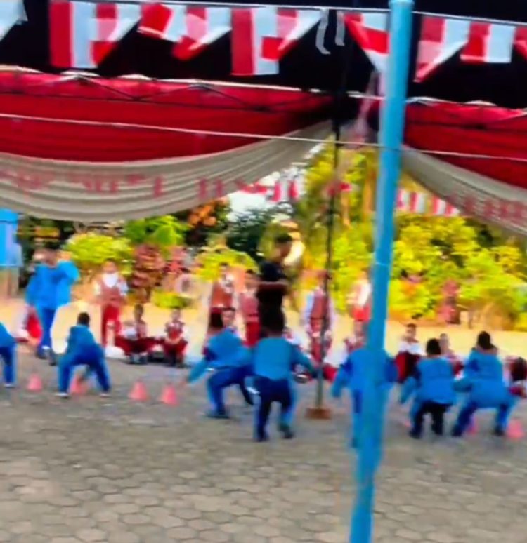 HUT RI Ke-80, SDN 41 Palembang Ucapkan Selamat Ulang Tahun Republik Indonesia