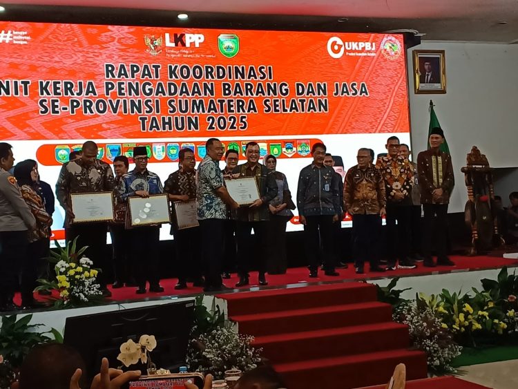 Pembukaan Rapat Koordinasi Unit Kerja Pengadaan Barang/Jasa Se-Provinsi Sumatera Selatan Tahun 2025
