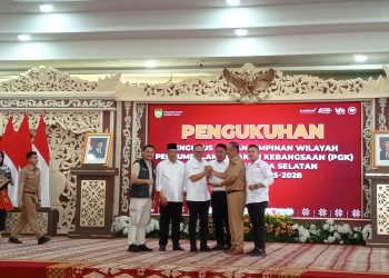 Pelantikan Pengurus PGK Sumsel, Gubernur Tekankan Peran Intelektual Pemuda
